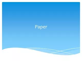 Paper