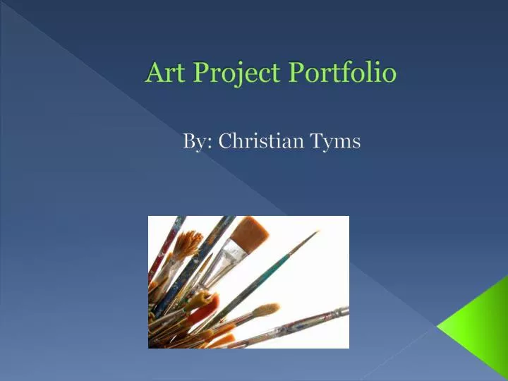 art project portfolio