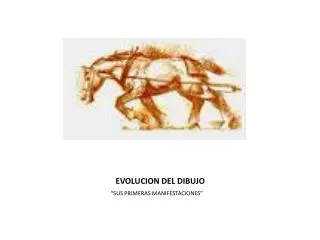 evolucion del dibujo