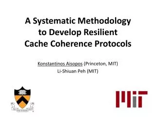 A Systematic Methodology to Develop Resilient Cache Coherence Protocols