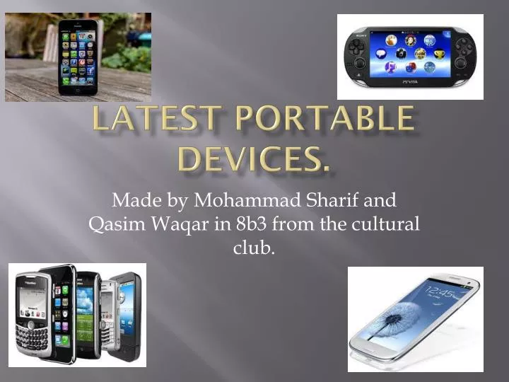 latest portable devices