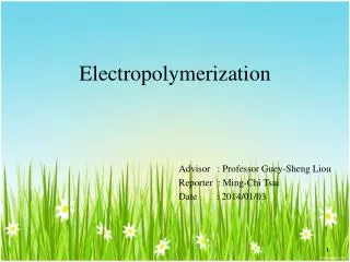 Electropolymerization