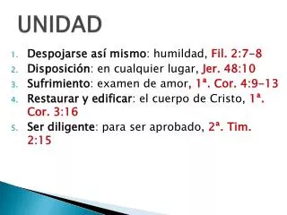 unidad