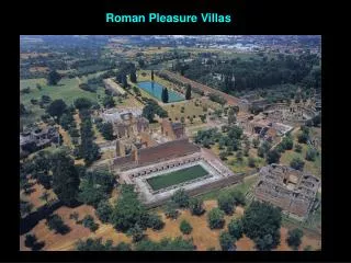 Roman Pleasure Villas