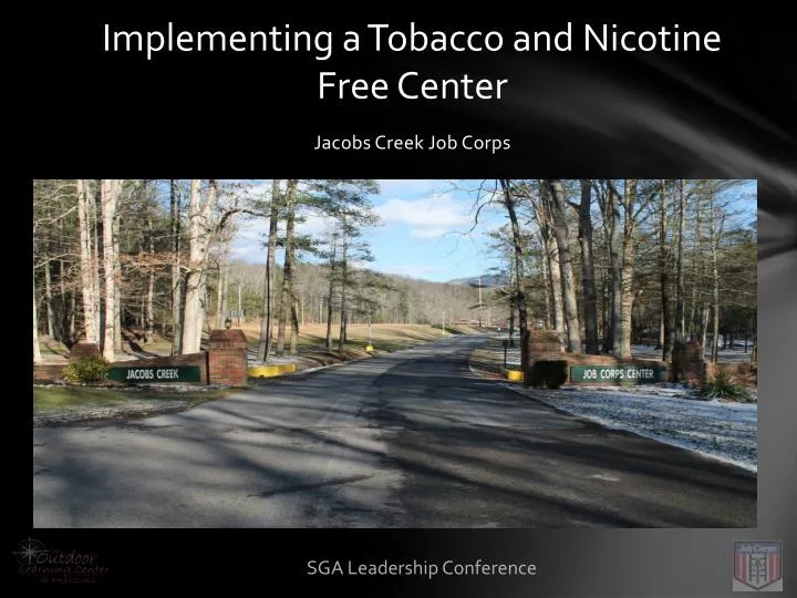 implementing a tobacco and nicotine free center