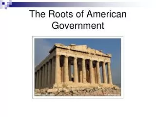 The Roots of American Government