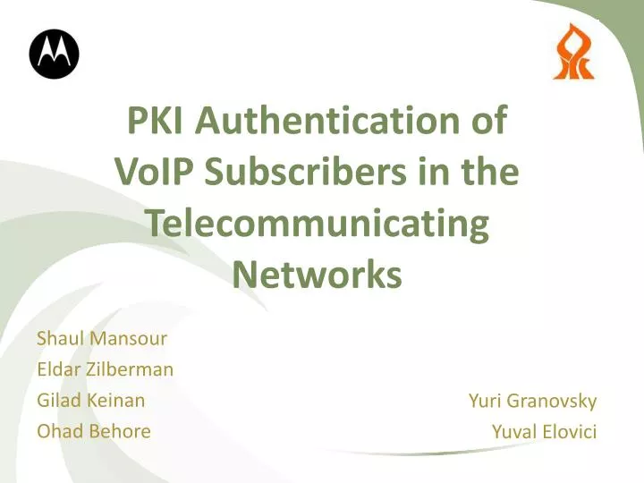 pki authentication of voip subscribers in the telecommunicating networks