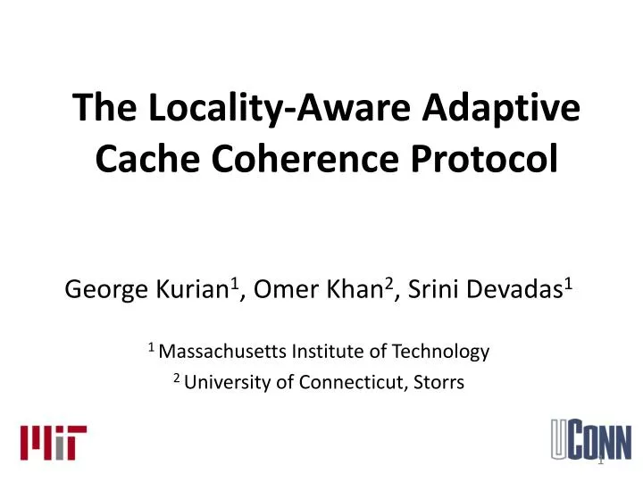 the locality aware adaptive cache coherence protocol