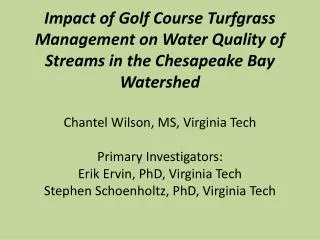 Why is water quality important??