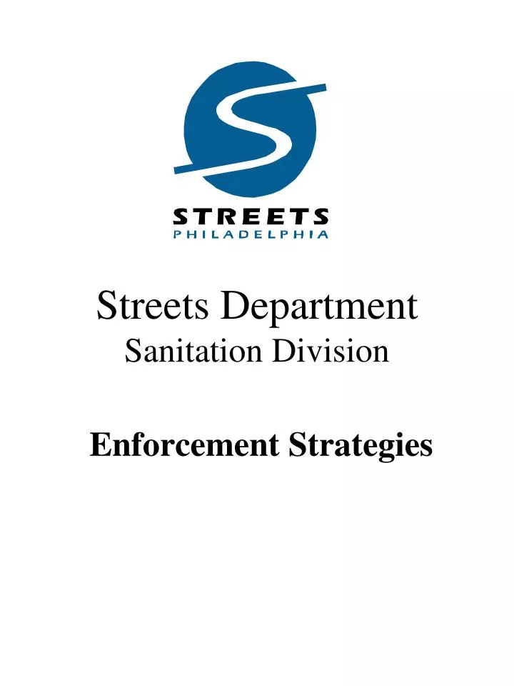streets department sanitation division