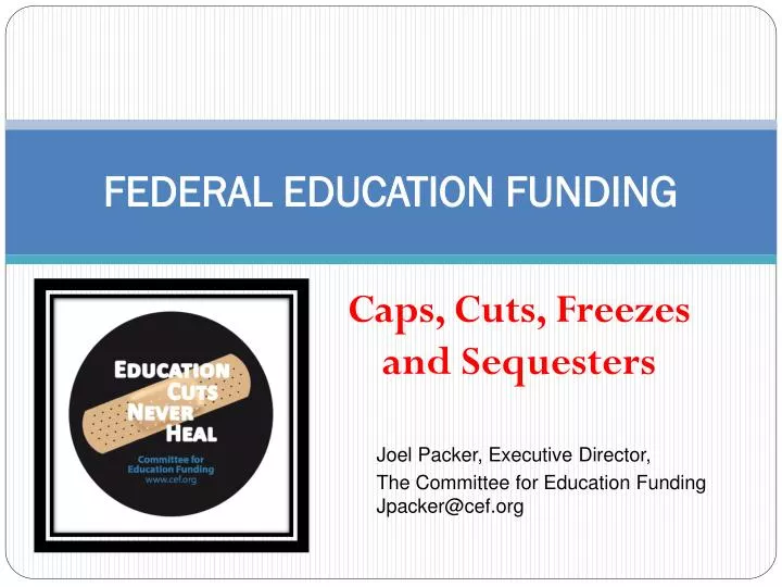 federal education funding