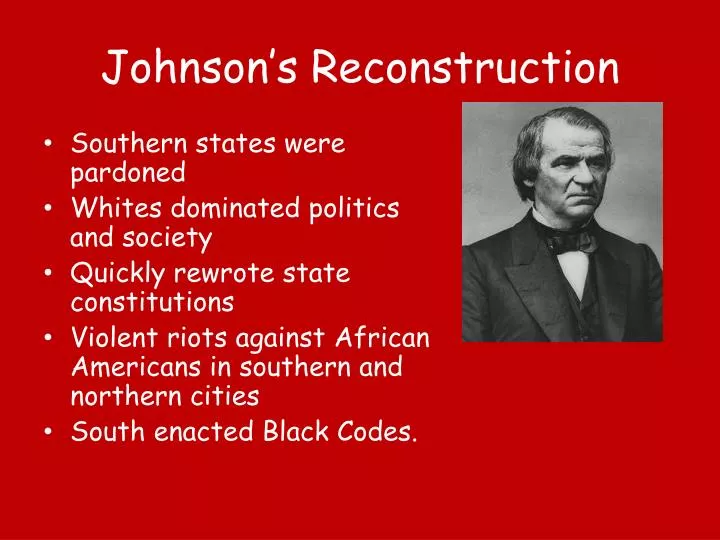 johnson s reconstruction