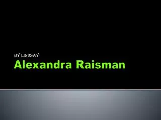Alexandra Raisman