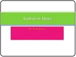 Australian Music