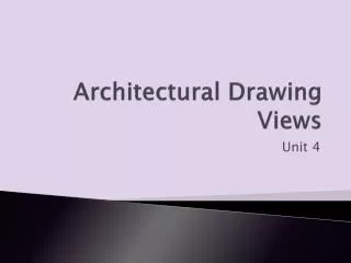 Architectural Drawing Views