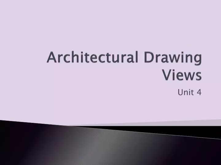 architectural drawing views