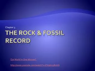 The Rock &amp; Fossil Record