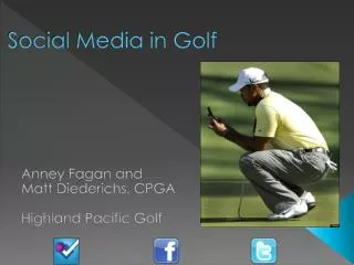 Social Media in Golf