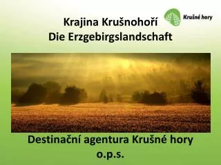 krajina kru noho die erzgebirgslandschaft destina n agentura kru n hory o p s
