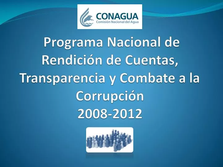 programa nacional de rendici n de cuentas transparencia y combate a la corrupci n 2008 2012