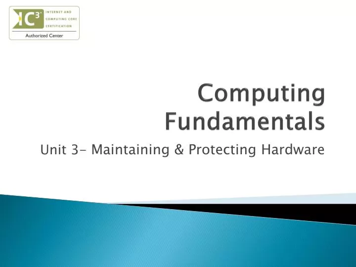 computing fundamentals