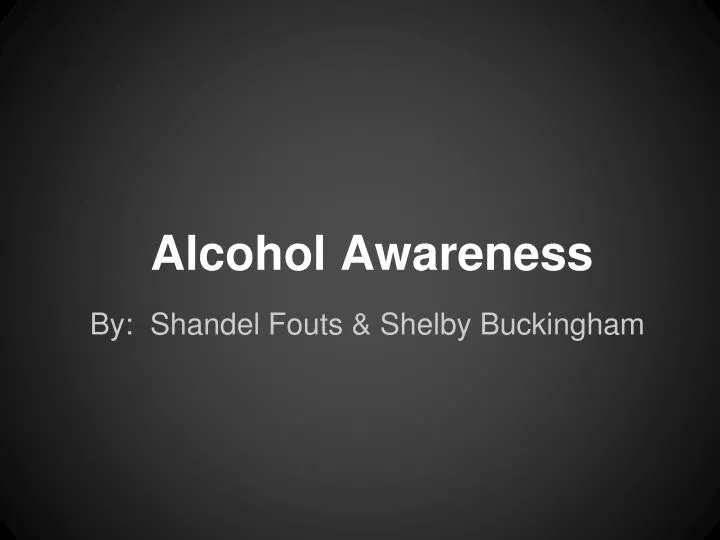 alcohol awareness