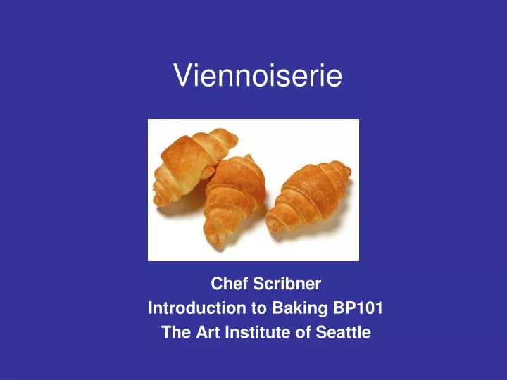 viennoiserie