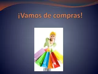 vamos de compras