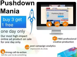 Our most high-impact online ad product on sale for one day only.