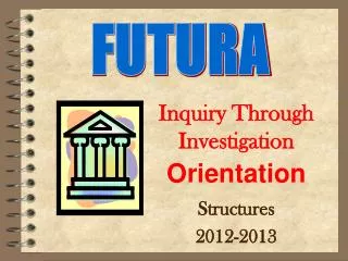 Inquiry Through Investigation Orientation Structures 2012-2013
