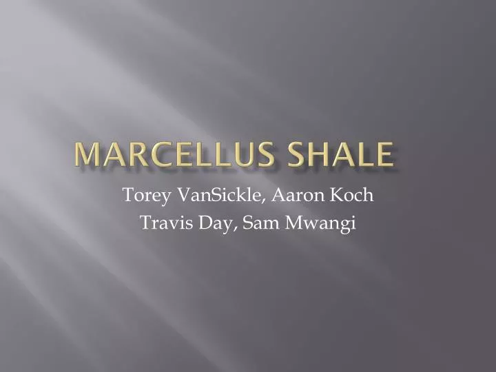 marcellus shale