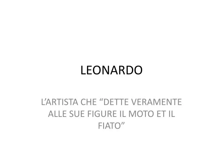 leonardo