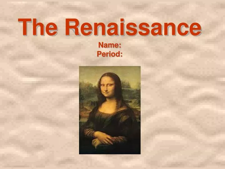 the renaissance name period