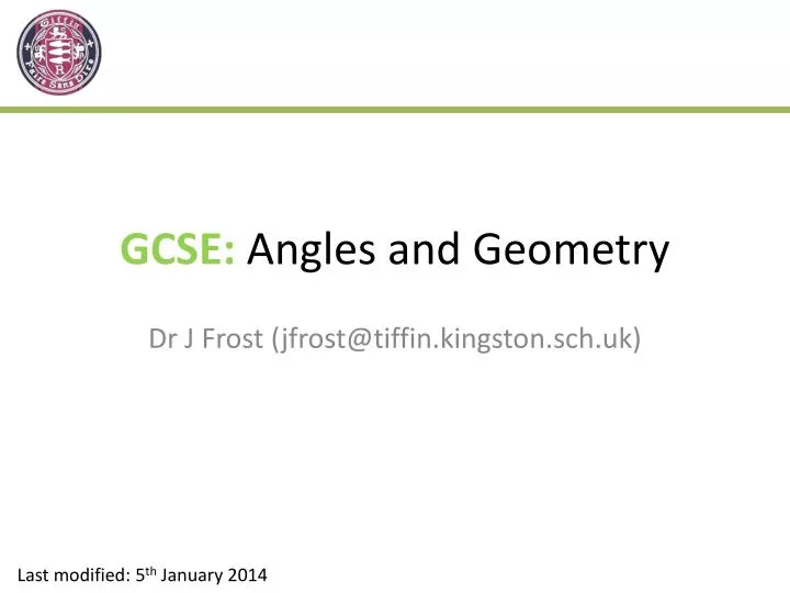 gcse angles and geometry