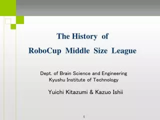 Dept. of Brain Science and Engineering Kyushu Institute of Technology