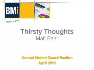 Thirsty Thoughts Malt Beer
