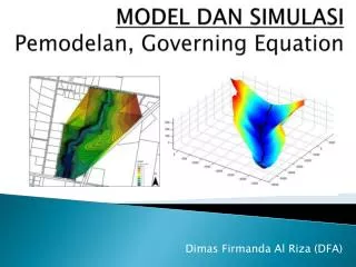 model dan simulasi pemodelan governing equation