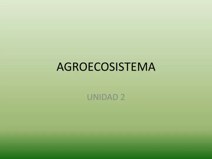 agroecosistema