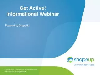 Get Active! Informational Webinar