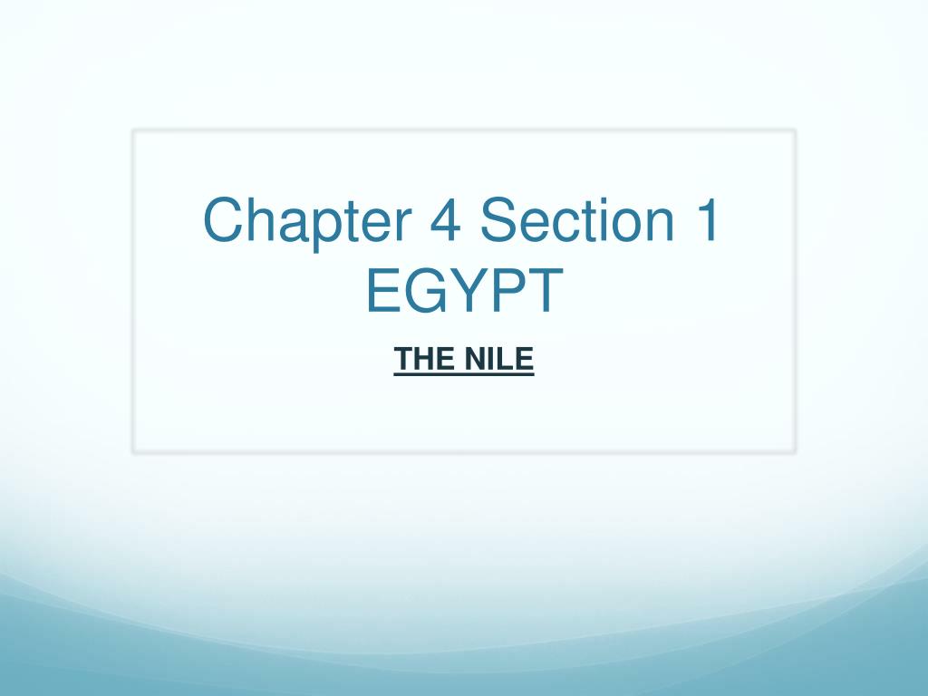 PPT - Discovering Egypt: The Mighty Nile River PowerPoint Presentation ...