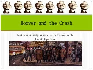 hoover and the crash