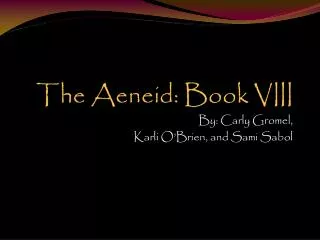 The Aeneid : Book VIII