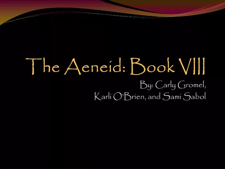 the aeneid book viii