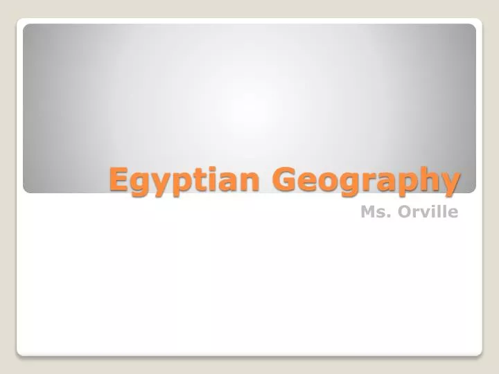 egyptian geography