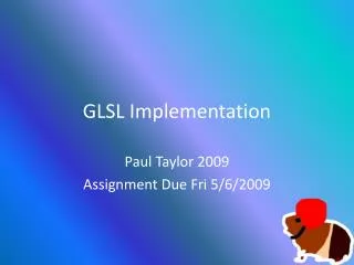 GLSL Implementation