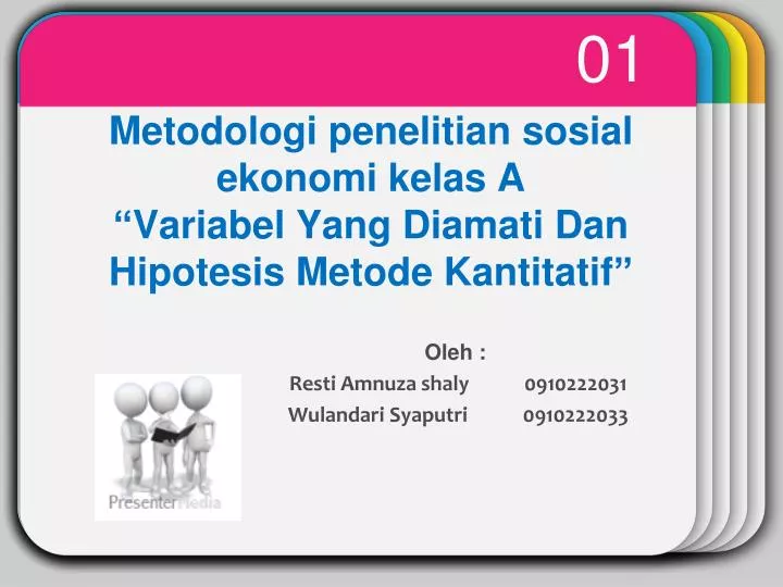 metodologi penelitian sosial ekonomi kelas a variabel yang diamati dan hipotesis metode kantitatif
