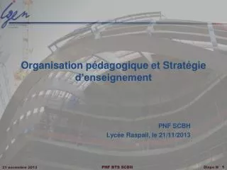 organisation p dagogique et strat gie d enseignement