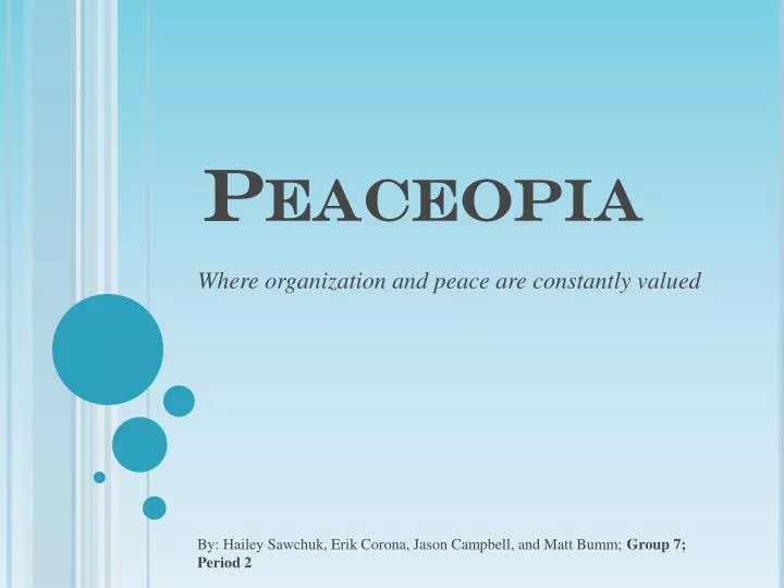 peaceopia