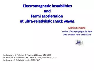 Electromagnetic instabilities and Fermi acceleration at ultra-relativistic shock waves