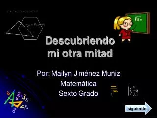 descubriendo mi otra mitad